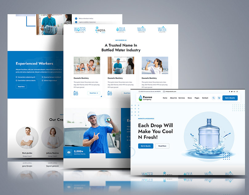 Website mockups